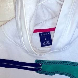 Krome heavy duty zipper sides hoodie